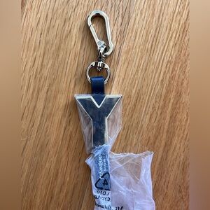 Yves Saint Laurent “Y” shaped Key Ring